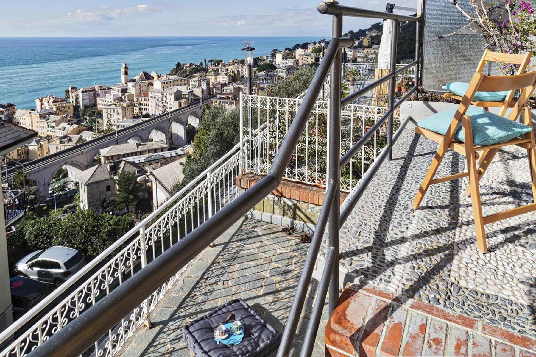 Sunset Apartment Above The Sea By Wonderful Italy Bogliasco Bagian luar foto