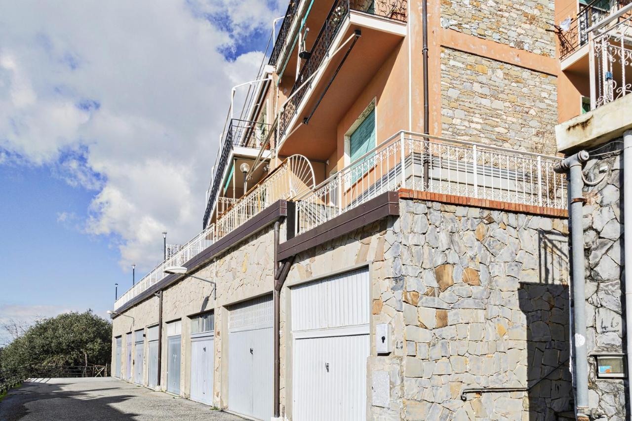 Sunset Apartment Above The Sea By Wonderful Italy Bogliasco Bagian luar foto